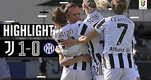 Juventus Women 1-0 Internazionale Women | Semi-Finals Secured 💪 | Italian Women's Cup Highlights
