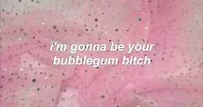 bubblegum bitch // marina and the diamonds lyrics