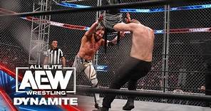 It was a shocking conclusion in the steel cage match between Omega & Moxley | AEW Dynamite 5/10/23