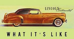 1941 Lincoln continental, This is a genesis for an iconic Lincoln model￼￼