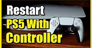 How to Restart PS5 Console with Controller (Quick Tutorial)