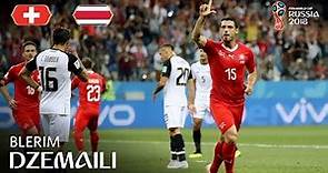 Blerim DZEMAILI Goal - Switzerland v Costa Rica - MATCH 42