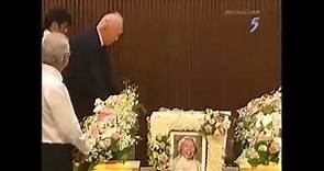 Lee Kuan Yew's Final Farewell to Mrs Lee Madam Kwa Geok Choo
