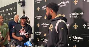 Keith Kirkwood Interview - Saints Training Camp, Day 12