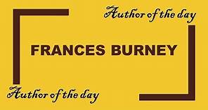 Frances Burney Biography