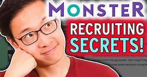 How to recruit on MONSTER?! Explained by Recruiter