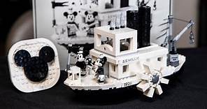 LEGO Disney Steamboat Willie REVIEW - Set 21317