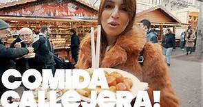 🥨COMIDA CALLEJERA🍔 ESTRASBURGO! MERCADOS DE NAVIDAD | VLOG 217