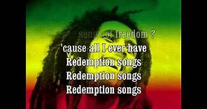 Bob Marley - Redemption Song + Lyrics HQ HD