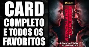PRIMEIRO UFC NUMERADO DE 2024! CARD COMPLETO E TODOS OS FAVORITOS UFC 297