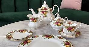 Royal Albert Old Country Roses Unboxing! Teapot, Teacup, Plates and More!