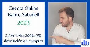 Nueva oferta de la Cuenta Online Banco Sabadell 2023: características y opiniones