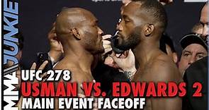 Kamaru Usman vs. Leon Edwards 2 Final Faceoff | UFC 278 Staredown