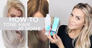 How to Professionally Tone Hair At Home