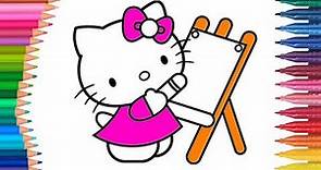 Hello Kitty | Piccole Mani Libro da Colorale per Bambini