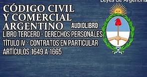 Artículos 1649 a 1665 - Código Civil y Comercial Argentino Audiolibro