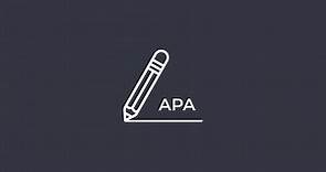 American Psychological Association (APA) Style Guide