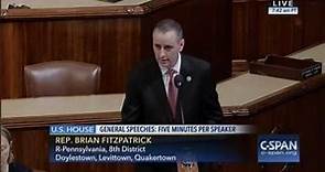Fitzpatrick Delivers First Congressional Speech