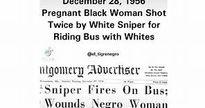 Rosa Jordan Shot by White Sniper for Riding Integrated Bus