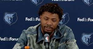 PRESS CONFERENCE: Marcus Smart talks emotional return to Boston, trade to Memphis