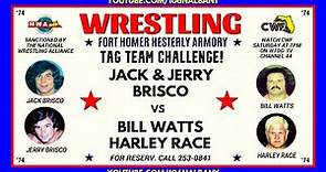 Jack & Jerry Brisco vs Bill Watts & Harley Race (10-08-74) (Championship Wrestling From Florida)