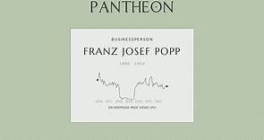 Franz Josef Popp Biography | Pantheon