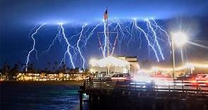 Estados Unidos: tormenta eléctrica causó pánico en California