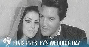 Elvis & Priscilla Presley's Wedding Day in Las Vegas (1967) | British Pathé
