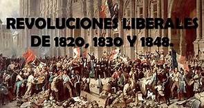 Revoluciones liberales de 1820, 1830 y 1848 /documental