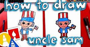 How To Draw Uncle Sam Cartoon