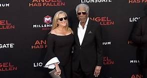 Morgan Freeman and Lori McCreary "Angel Has Fallen" World Premiere