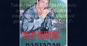 RASTANAK - Milan Mijatović