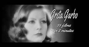 Greta Garbo, 35 films in 2 minutes