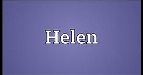 Helen Meaning