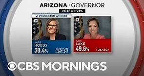 Democrat Katie Hobbs defeats Republican Kari Lake in race for Arizona governor