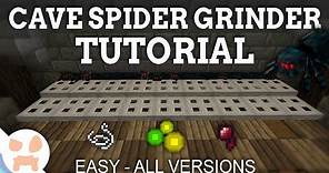 Improved 1.12.2 Cave Spider Farm Tutorial | EASY , ALL VERSIONS