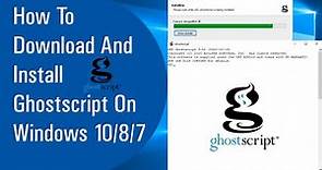✅ How To Download And Install Ghostscript On Windows 10/8/7 (2020)