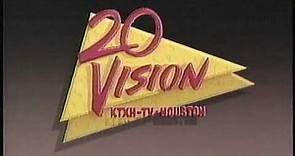 KTXH 20 Vision - Showcase II Close/Station ID/Sunday Matinee I Open, 9/18/1988