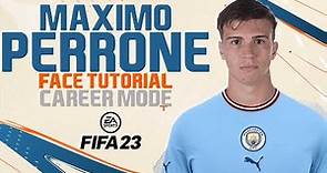 MAXIMO PERRONE FACE FIFA 23 Pro Clubs Face Creation LOOKALIKE MANCHESTER UNITED