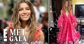 Jessica Biel Shares BTS Video of Her Getting Ready For The 2024 Met Gala | E! News