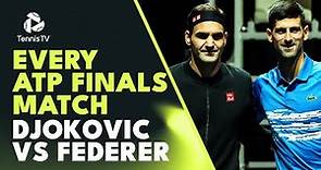 EVERY Novak Djokovic vs Roger Federer ATP Finals Match!