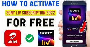 How To Get Free Subscription Of Sony Liv App | Sony Liv Free Trial 2023 #Sonyliv