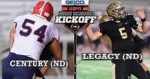 Century Bismarck (ND) vs. Legacy (ND) Football - ESPN Broadcast Highlights