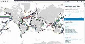 Submarine Cable Map - Updated #QGIS