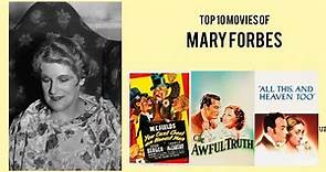 Mary Forbes Top 10 Movies of Mary Forbes| Best 10 Movies of Mary Forbes