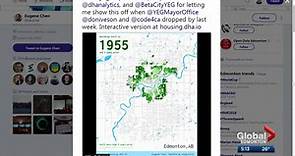 Interactive map shows century of sprawl in Edmonton