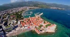 Montenegro Budva and Sveti Nikola Air video from a Drone FPV