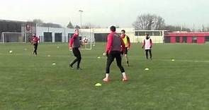 Seance entrainement football - Christian Gourcuff - Stade Rennais
