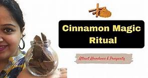 Powerful Cinnamon Magic Ritual | Law Of Attraction | Easy & Effective