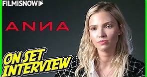 ANNA | Sasha Luss "Anna" On-set Interview